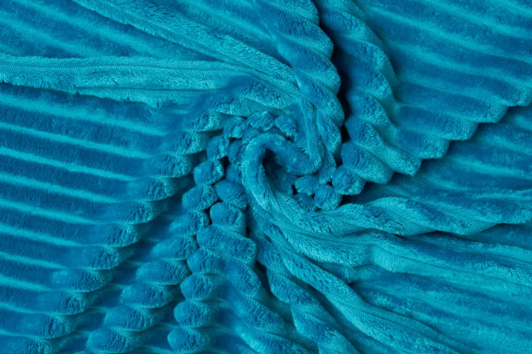 polar, minky, gładki, dzianina, kocyk, plush, dziecko, welur, przytulanka, 350g, paski,  mosaica blue, morski