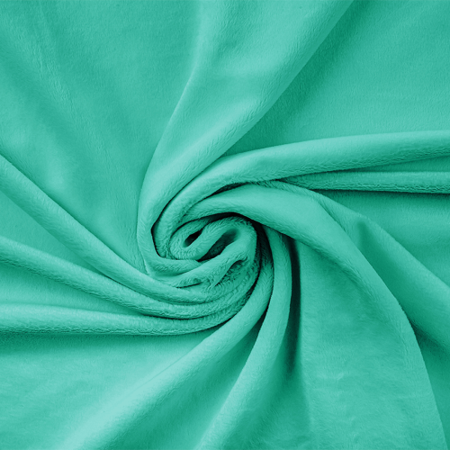 Turquoise minky gładki 380g, dzianina minky gładka, tkanina minky 380g, minky premium gładki, materiał minky na kocyk, polar minky gładki, plusz minky gładki, minky jednokolorowy, minky dla dzieci, minky na wyprawkę, minky na poduszkę, minky na zabawki
