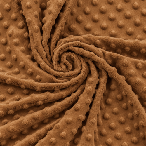 Brown sugar.png minky kropki 380g, dzianina minky kropki, minky premium kropki, minky dot, materiał minky na kocyk, minky na poduszkę, minky na wyprawkę, minky na zabawki, minky dla dzieci, minky plusz, puszysty polar minky,