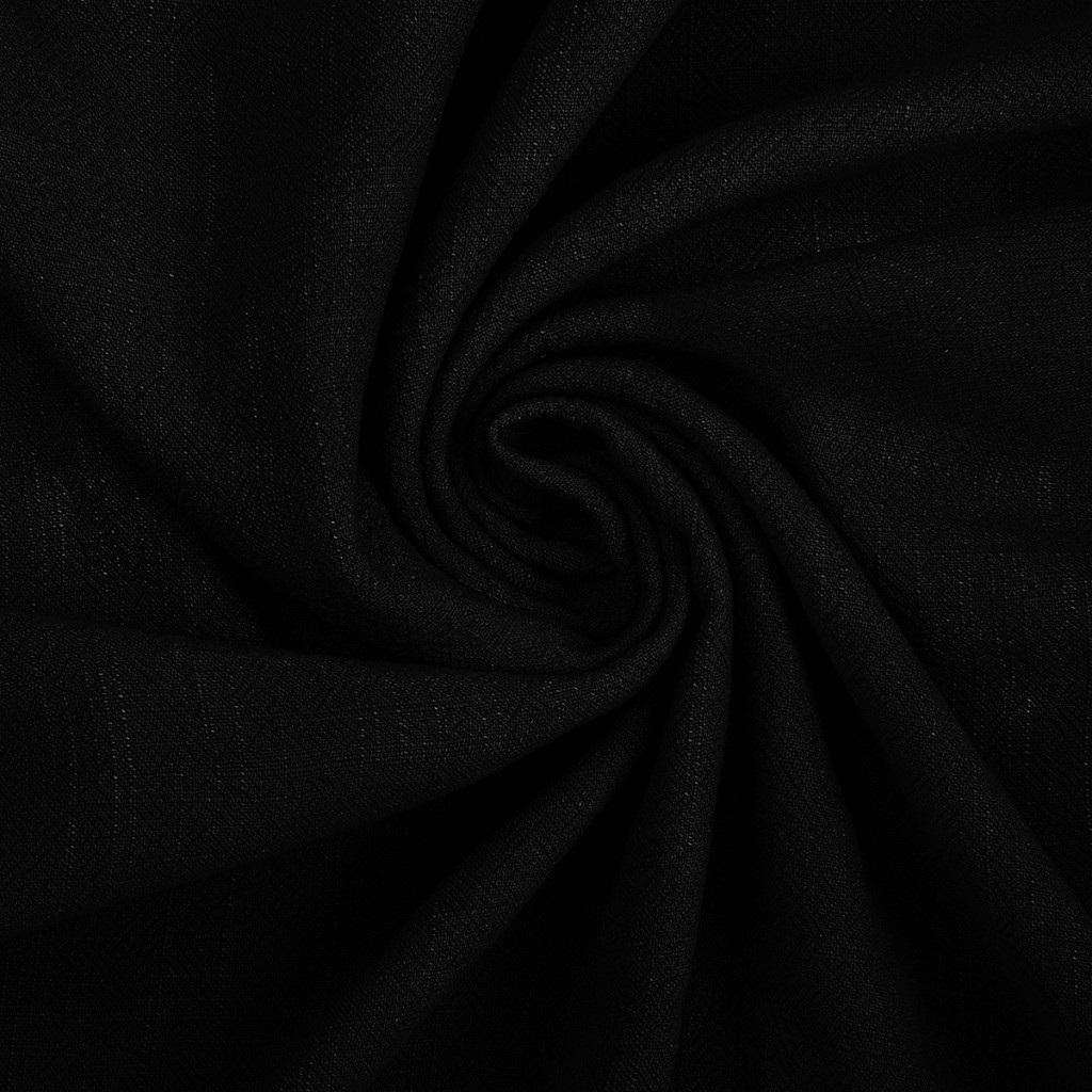 len, wiskoza, tkanina, odzież, ubrania, naturalna, black, czarny